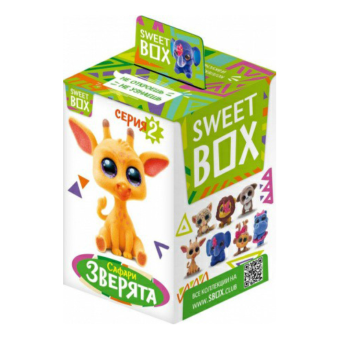 фото Мармелад sweet box пушистики зверята с игрушкой в коробочке 10 г