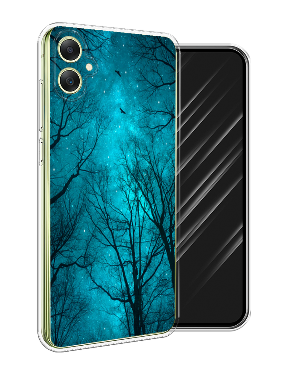 

Чехол Awog на Samsung Galaxy A06 "Сказочный лес", Черный;бирюзовый, 2110150-1