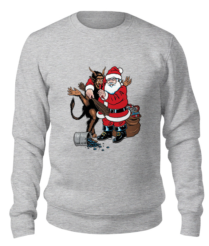 

Свитшот унисекс Printio Happy new year серый XL, Happy new year