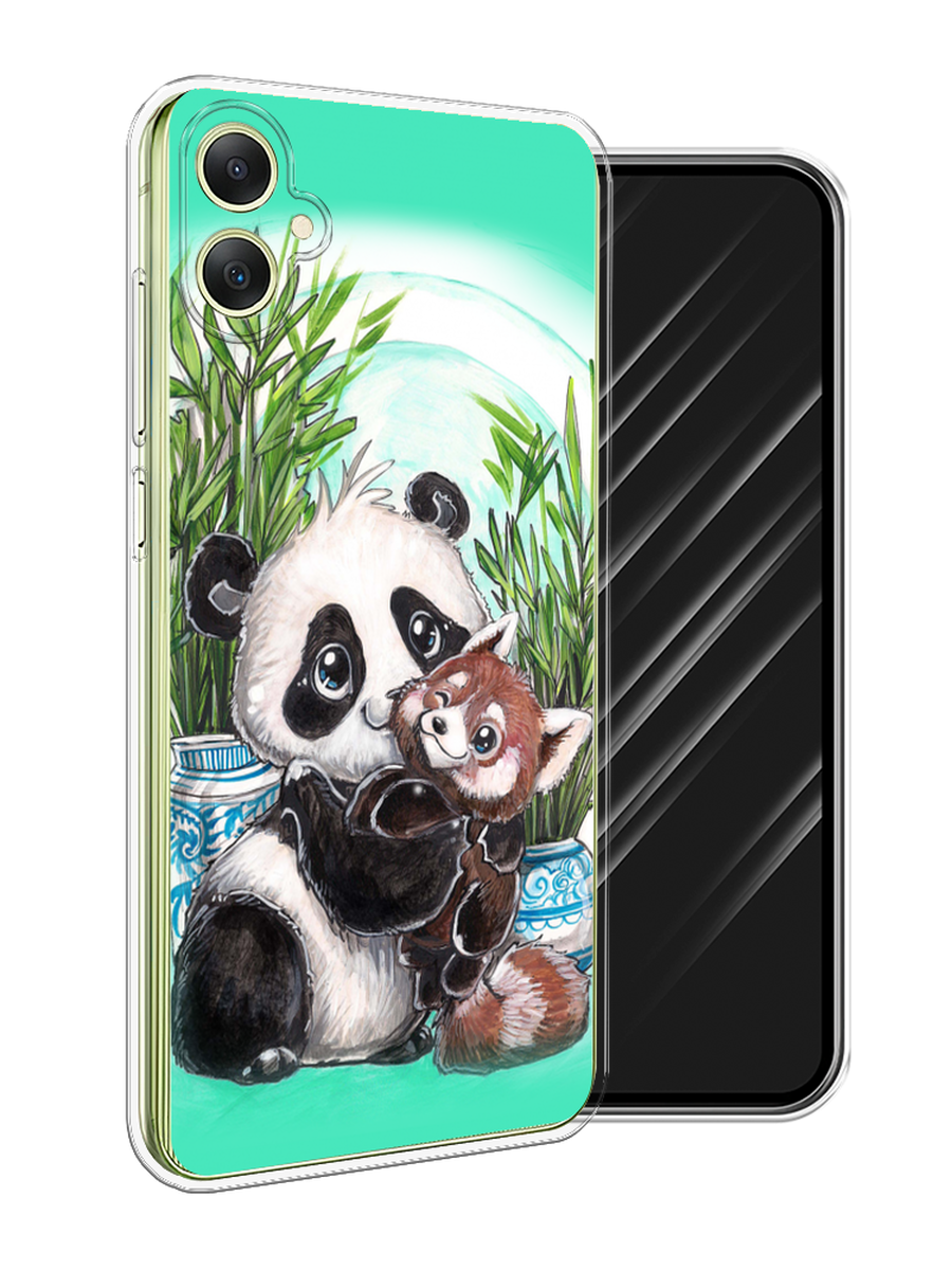 

Чехол Awog на Samsung Galaxy A06 "Друзья зверята", Бирюзовый;белый;черный, 2110150-1