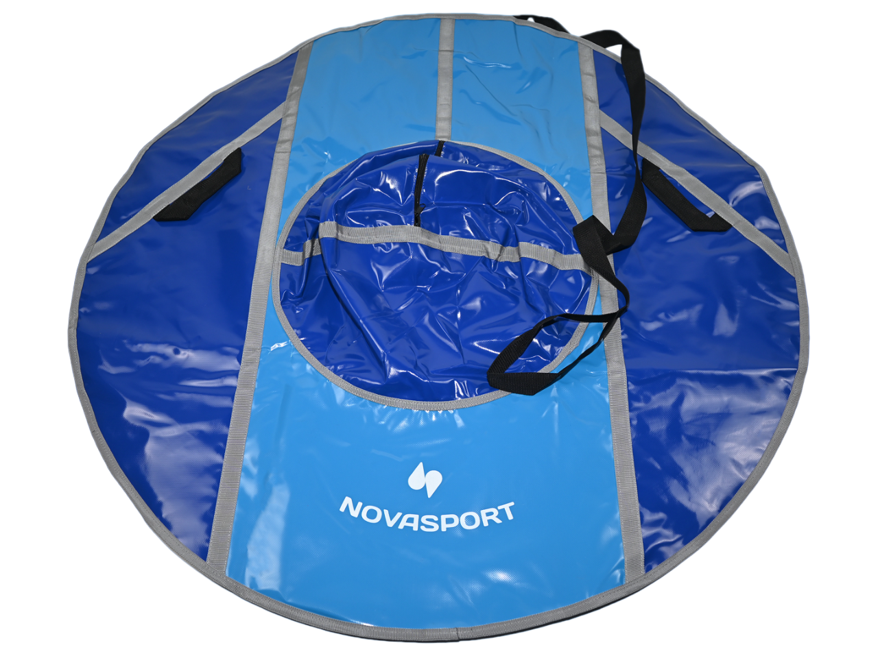 Тюбинги NovaSport СН050 светло-голубой/синий голубой, 125см