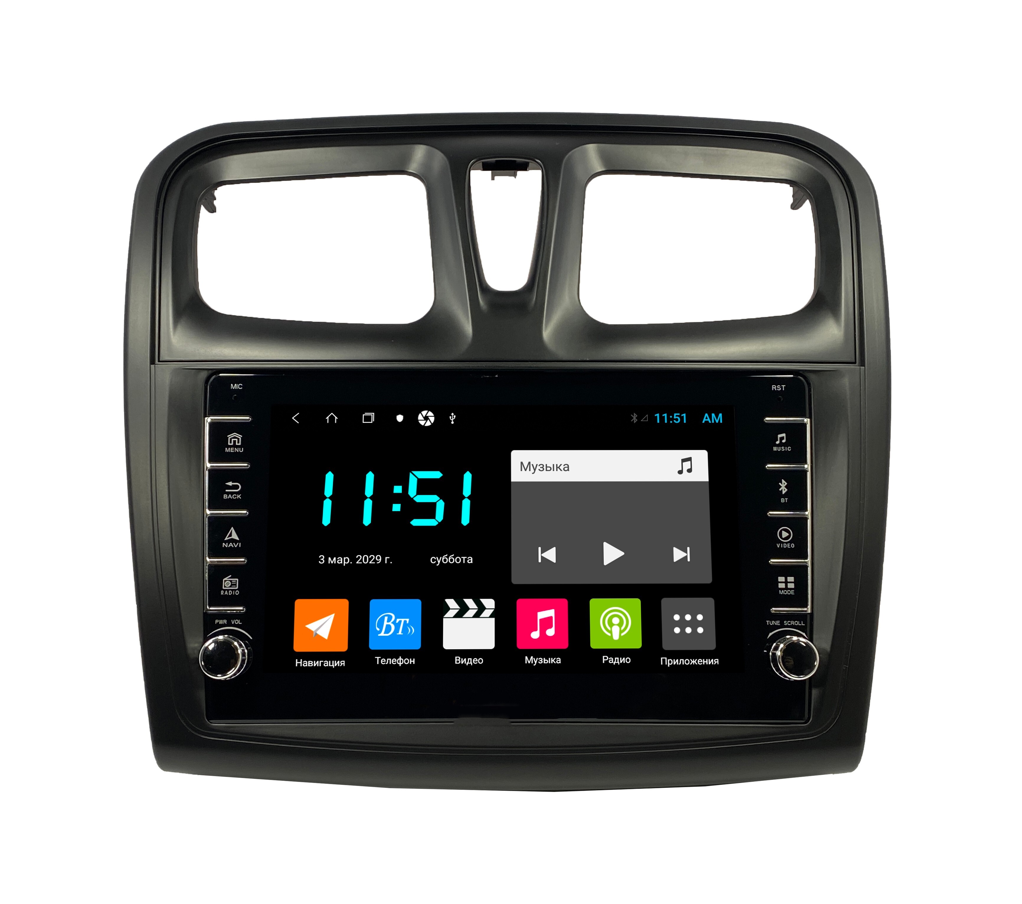 Штатная автомагнитола Zenith Renault Sandero ll 2014-2023 Android 12 464GB с 3425000₽