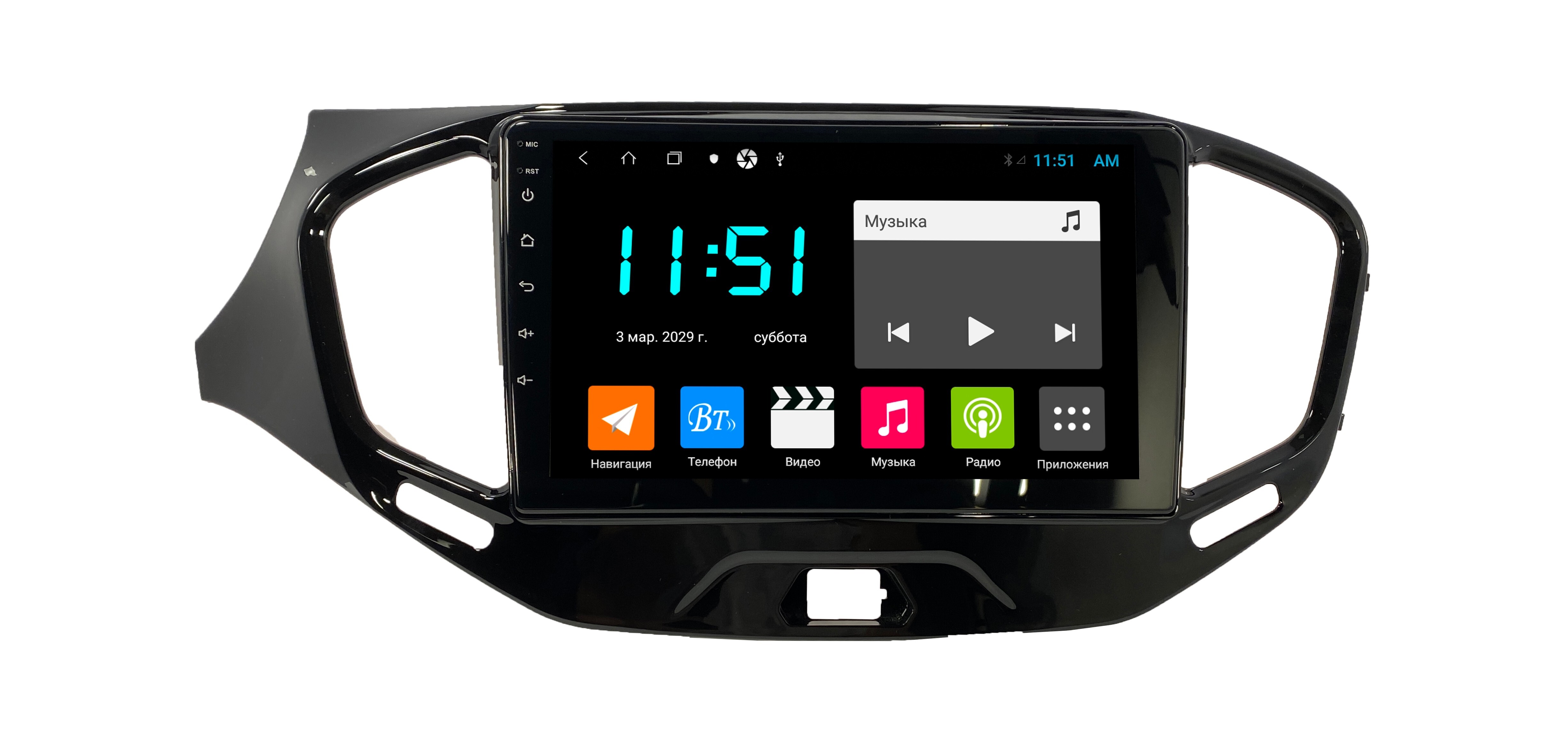 Штатная автомагнитола Zenith Lada Vesta Android 12 464GB Мультируль ШГУ 3049700₽