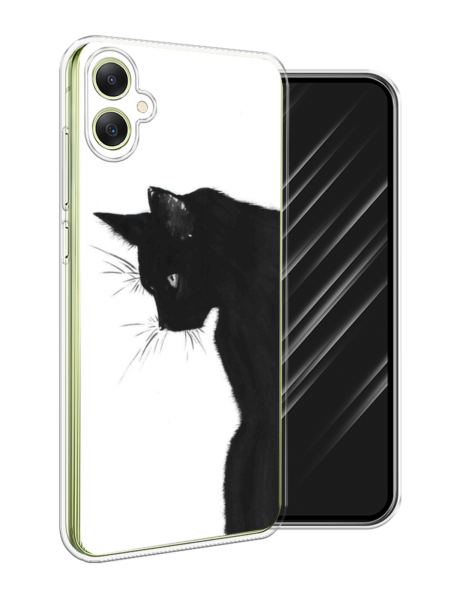 

Чехол Awog на Samsung Galaxy A06 "Black cat", Черный;белый, 2110150-1