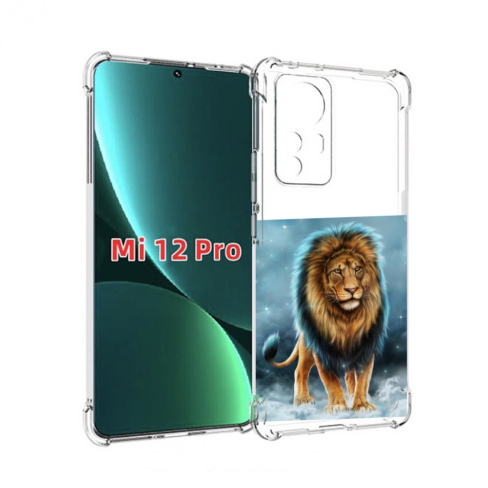 

Чехол MyPads Лев-в-тумане для Xiaomi 12S Pro, Прозрачный, Tocco