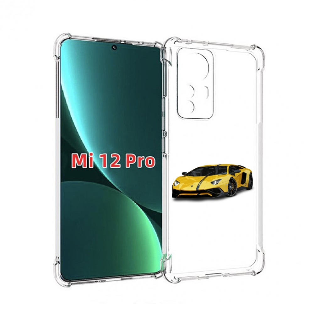 

Чехол MyPads Ламбо мужской для Xiaomi 12S Pro, Прозрачный, Tocco