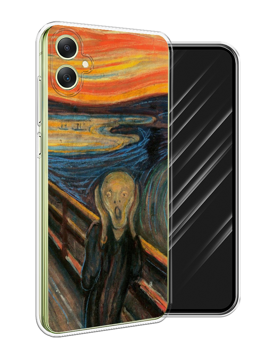 

Чехол Awog на Samsung Galaxy A06 "Крик", Оранжевый;синий;серый, 2110150-1
