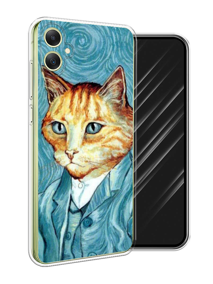 

Чехол Awog на Samsung Galaxy A06 "Кот Ван Гог", Голубой;коричневый, 2110150-1