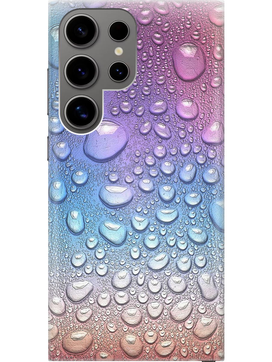 

Силиконовый чехол на Samsung Galaxy S24 Ultra с рисунком "Множество капель", Синий;фиолетовый, 20011898