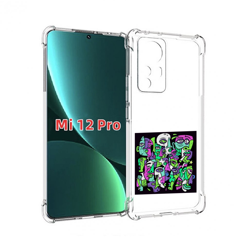 

Чехол MyPads Кривой эфир ATL для Xiaomi 12S Pro, Прозрачный, Tocco