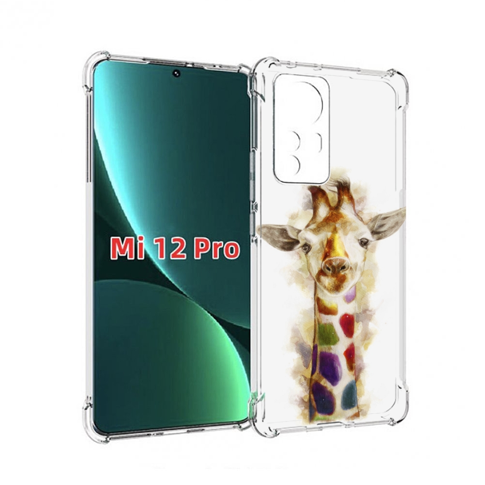 

Чехол MyPads Красочный жираф для Xiaomi 12S Pro, Прозрачный, Tocco