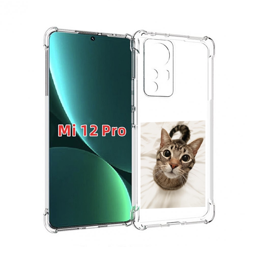 

Чехол MyPads Котик для Xiaomi 12S Pro, Прозрачный, Tocco