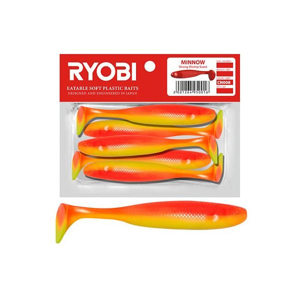 

Мягкая силиконовая приманка риппер MINNOW (95mm) (3 / CN008 (jungle cock) /, aqua126495