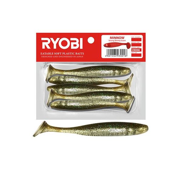 

Мягкая силиконовая приманка риппер MINNOW (95mm) (3 / CN006 (swamp bird) /, aqua126493