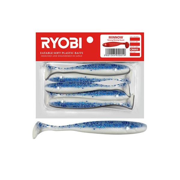 

Мягкая силиконовая приманка риппер MINNOW (95mm) (3 / CN005 (blue boy) /, aqua126492