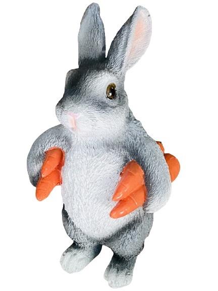 

Садовая фигурка Наш Дом Заяц с морковкой Н-22см 200654