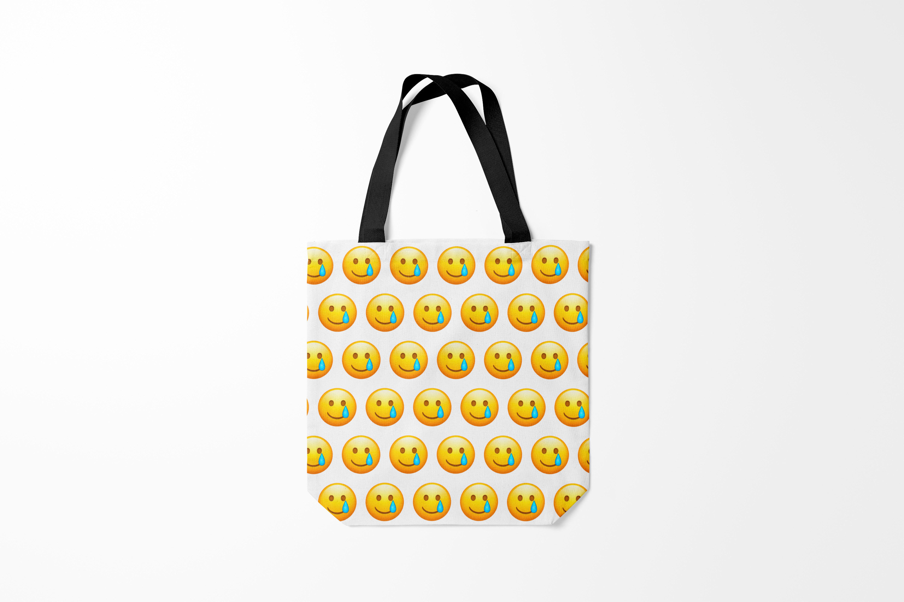 

Сумка шoппер унисекс Burnettie Мейнстрим New Emoji, белый, Мейнстрим New Emoji