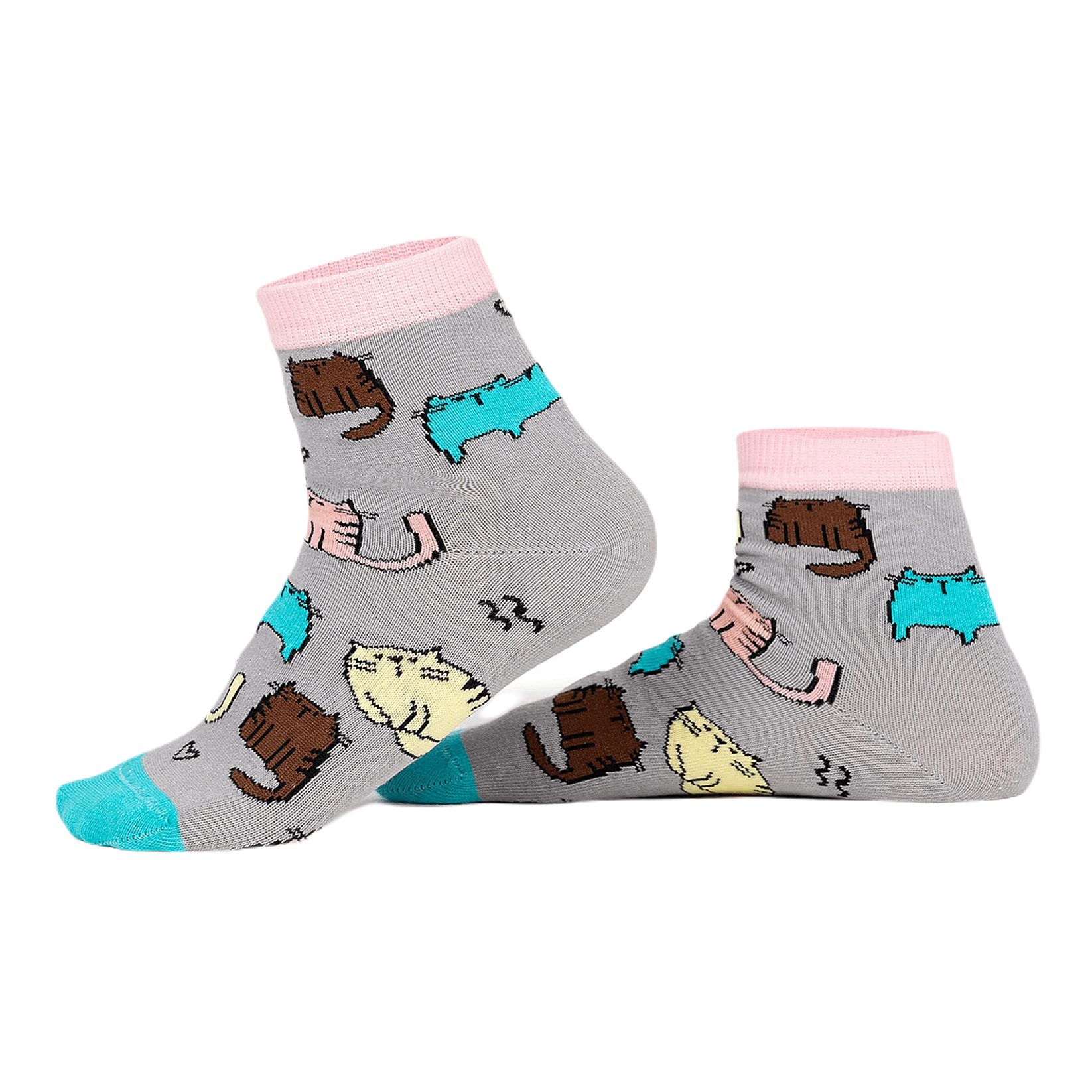 

Носки детские Красная Ветка Kids Collection Коты серые р 18-20, Серый