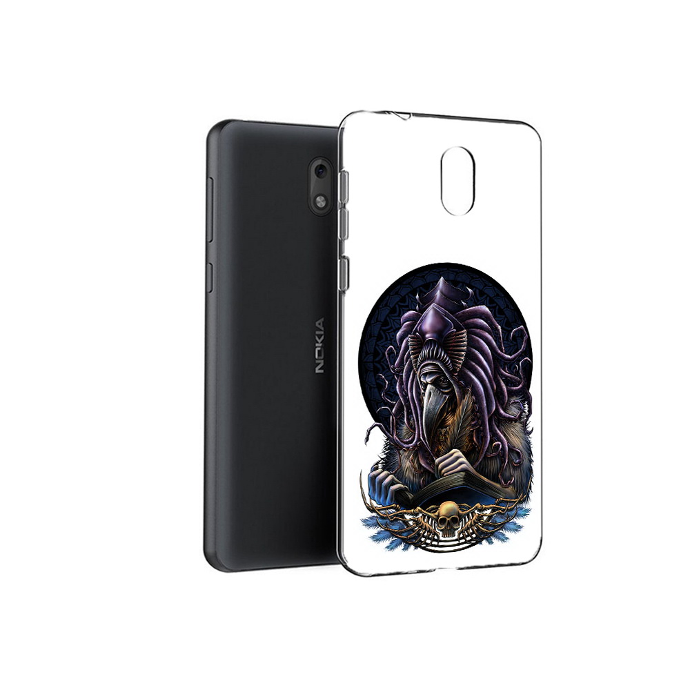 

Чехол MyPads Tocco для Nokia 6 умный ворон (PT60992.93.650), Прозрачный, Tocco