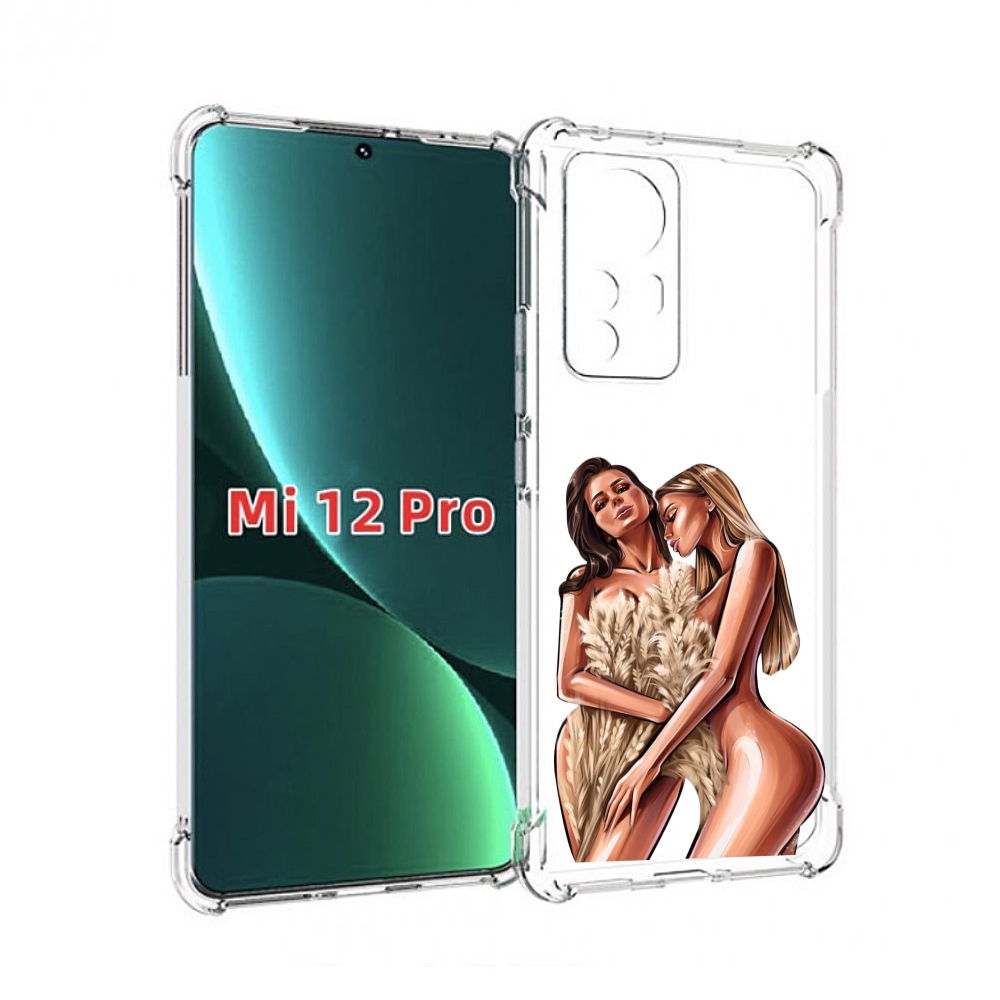 

Чехол MyPads Иллюстрированные-девушки женский для Xiaomi 12S Pro, Прозрачный, Tocco