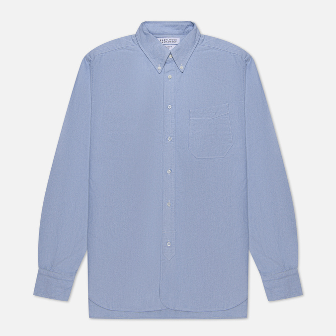 Мужская рубашка EASTLOGUE Permanent B.D. Regular голубой, Размер XL