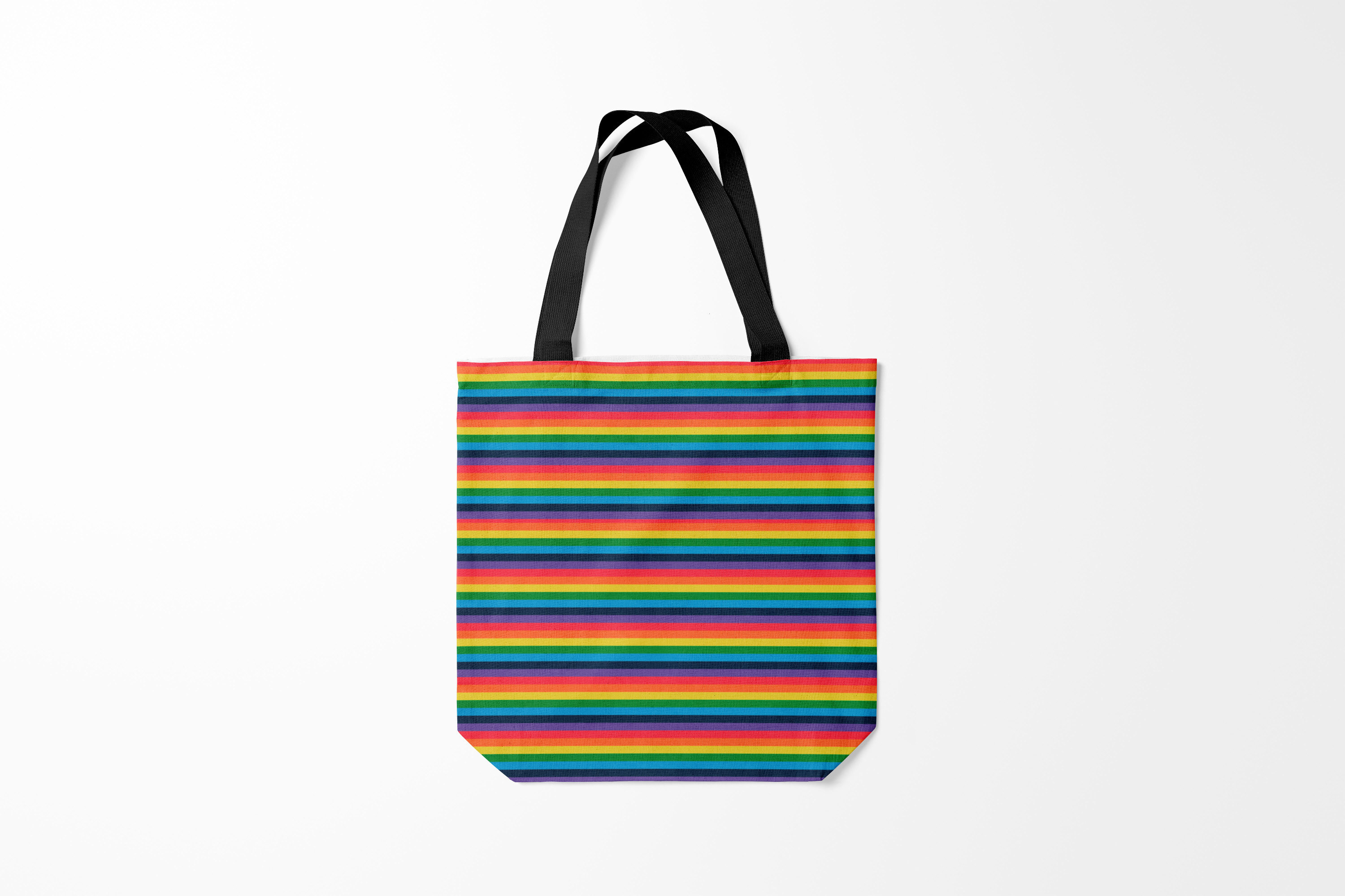 

Сумка шoппер унисекс Burnettie Радужный флаг, разноцветный, Радужный флаг