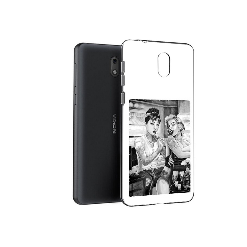 

Чехол MyPads Tocco для Nokia 6 тату мастер (PT60992.93.637), Прозрачный, Tocco