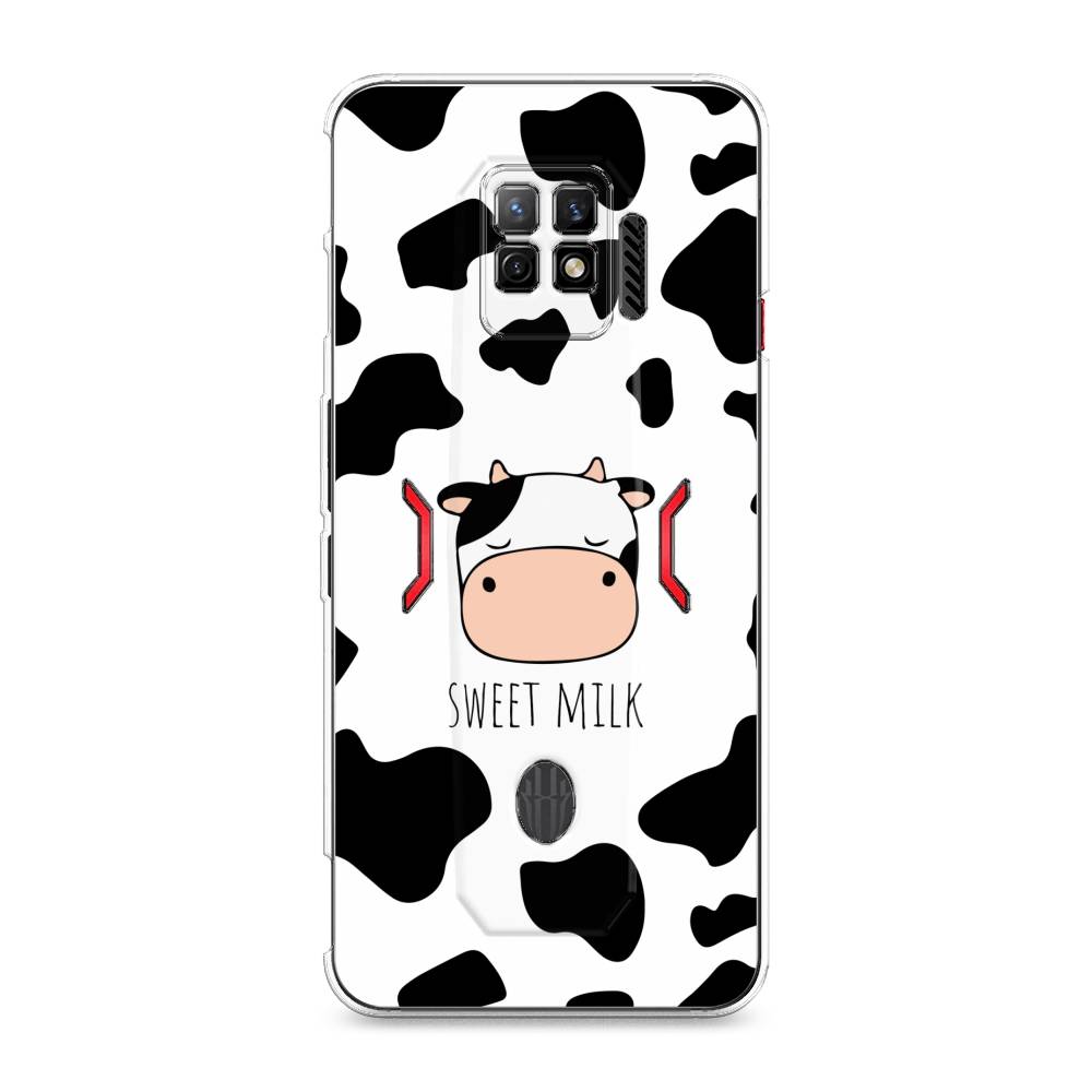 

Чехол на ZTE Nubia Red Magic 7 Pro "Sweet milk", Розовый;белый;черный, 136050-1