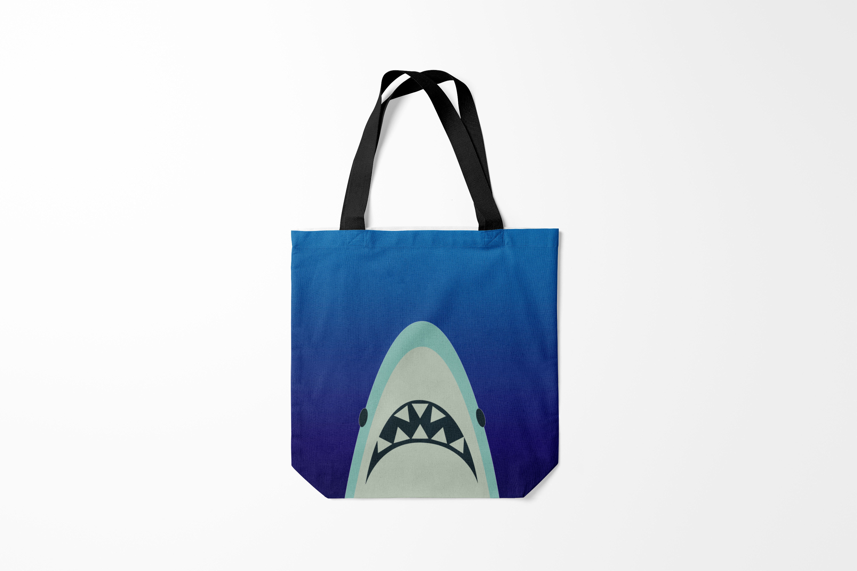 

Сумка шoппер унисекс Burnettie Акулы IKEA Shark, синий, Акулы IKEA Shark