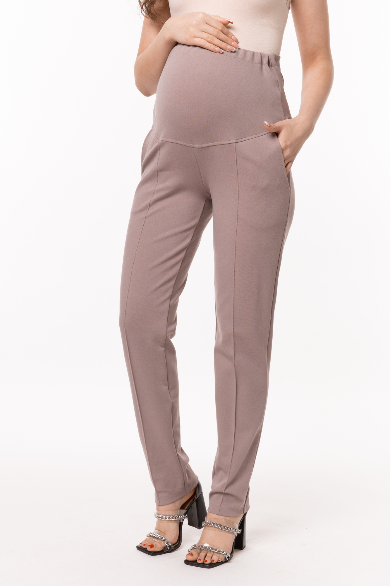 

Брюки для беременных женские Mama's fantasy 01-32022MF коричневые 46 RU, 01-32022MF