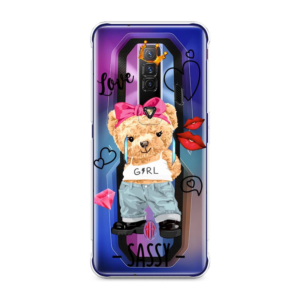 

Чехол на ZTE Nubia Red Magic 7 "Sugar Mommy", Голубой;белый;розовый, 135950-6