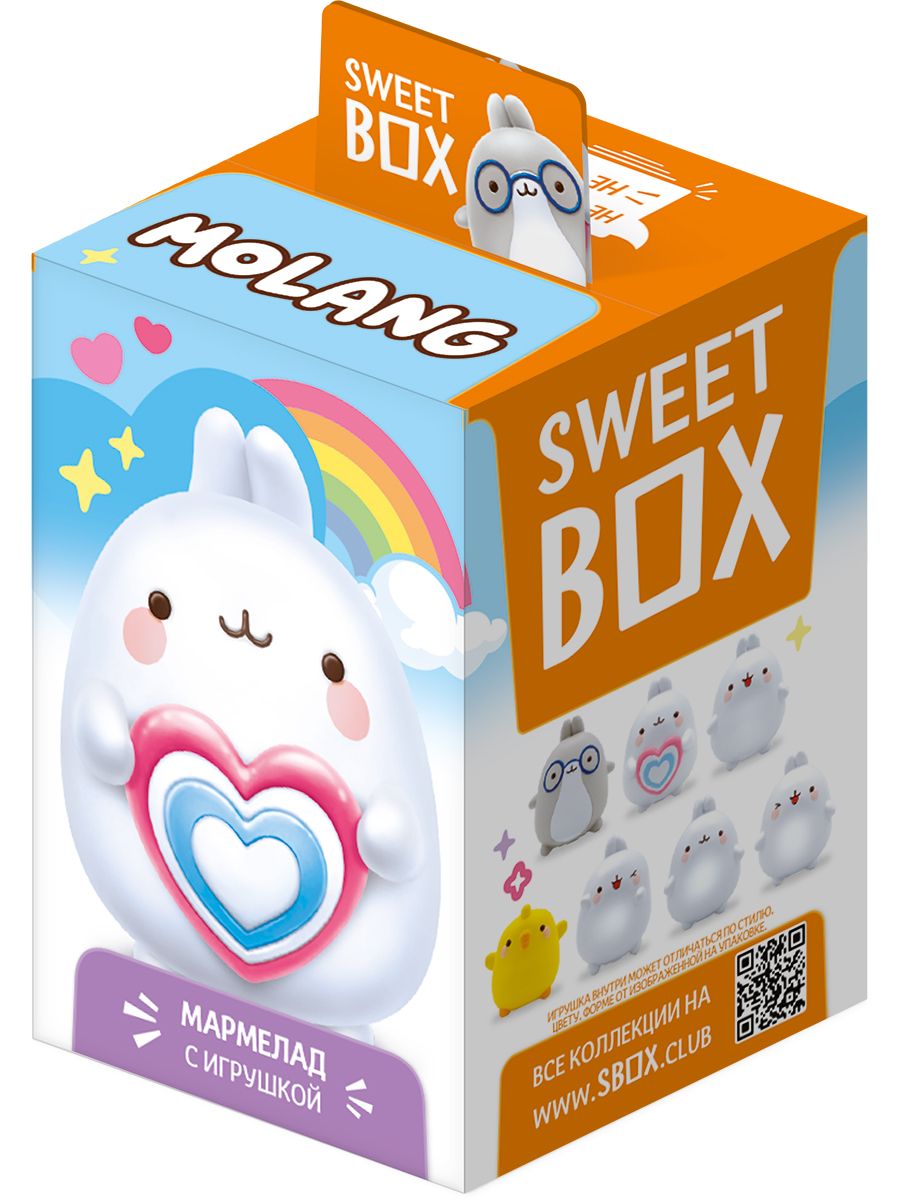 Мармелад Sweet Box Molang с игрушкой 10 г в ассортименте (игрушка по наличию)