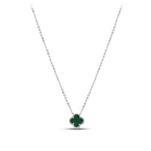 

Колье из серебра 50 см Zlatera 0118, малахит, 0118