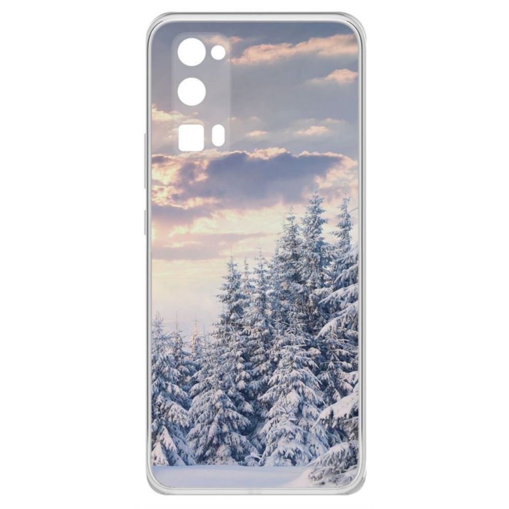 

Чехол-накладка Krutoff Clear Case Снежный пейзаж для Honor 30 Pro