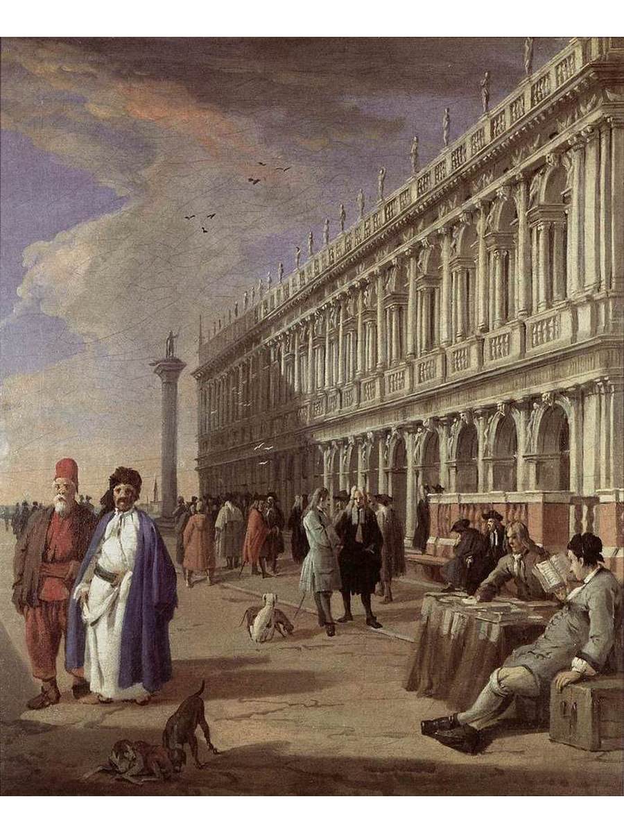 

Постер DRABS A3 Лука Карлеварис The Piazzetta and the Library