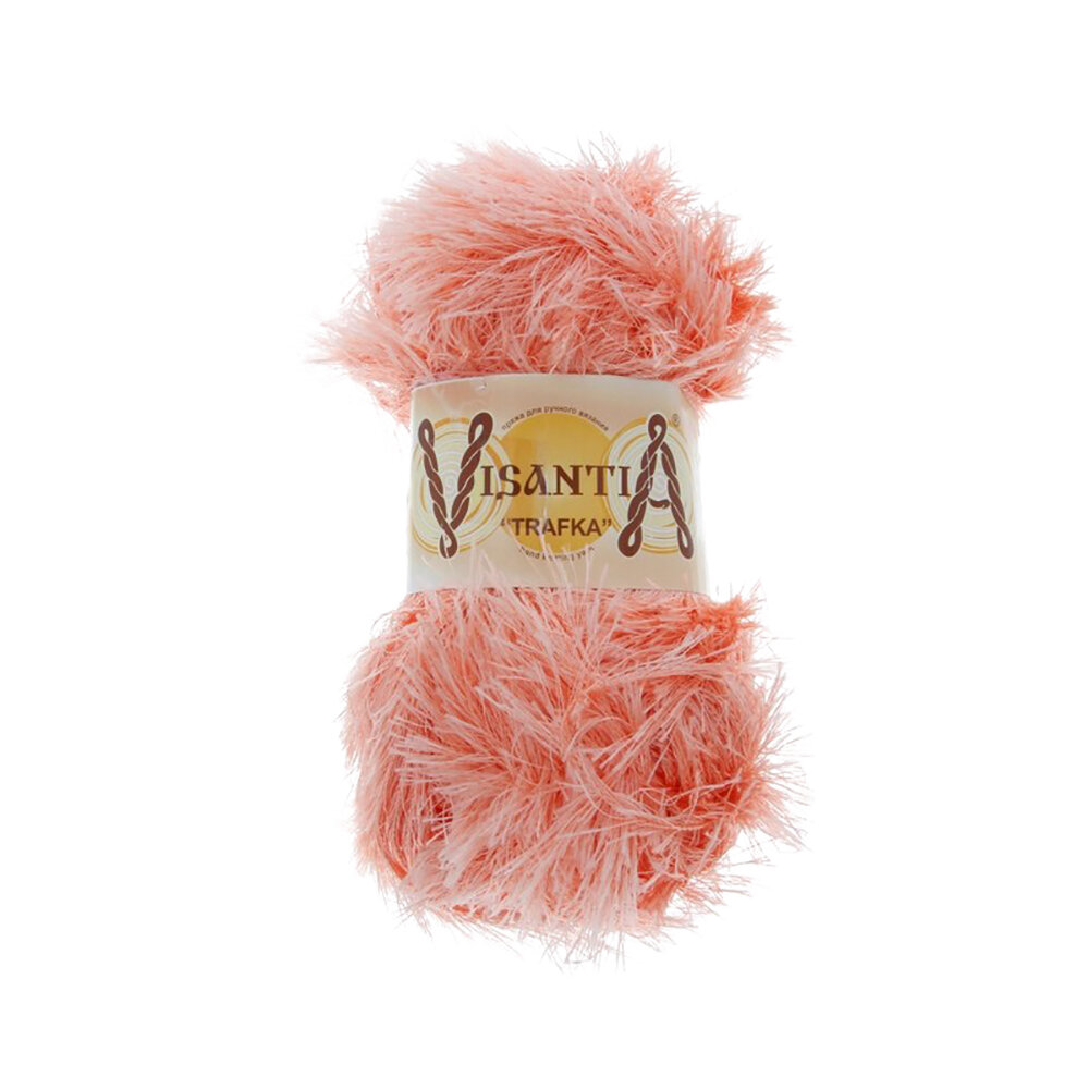 

Пряжа Visantia Trafka 100% полиэстер №0020 св.красный - 5 мотков по 100 гр, TRAFKA