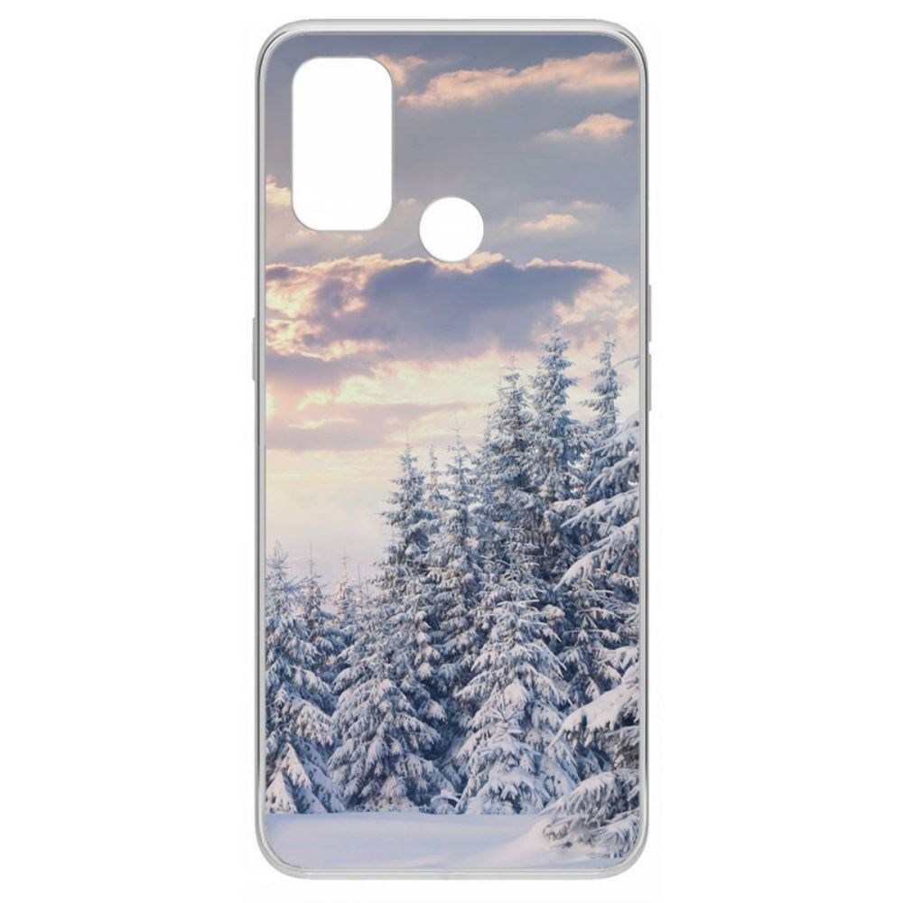 

Чехол-накладка Krutoff Clear Case Снежный пейзаж для Oppo A33 (2020), Прозрачный