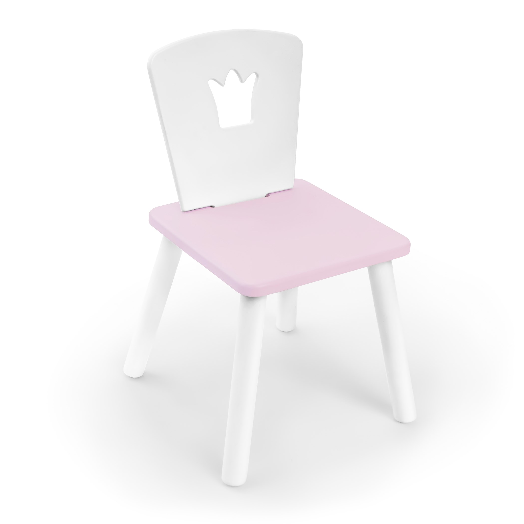 фото Детский стул rolti корона (белый/лаванда/белый, массив березы/мдф) 89345