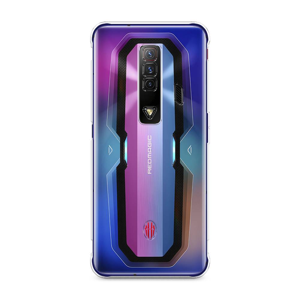 

Чехол на ZTE Nubia Red Magic 7 прозрачный, 135950-6