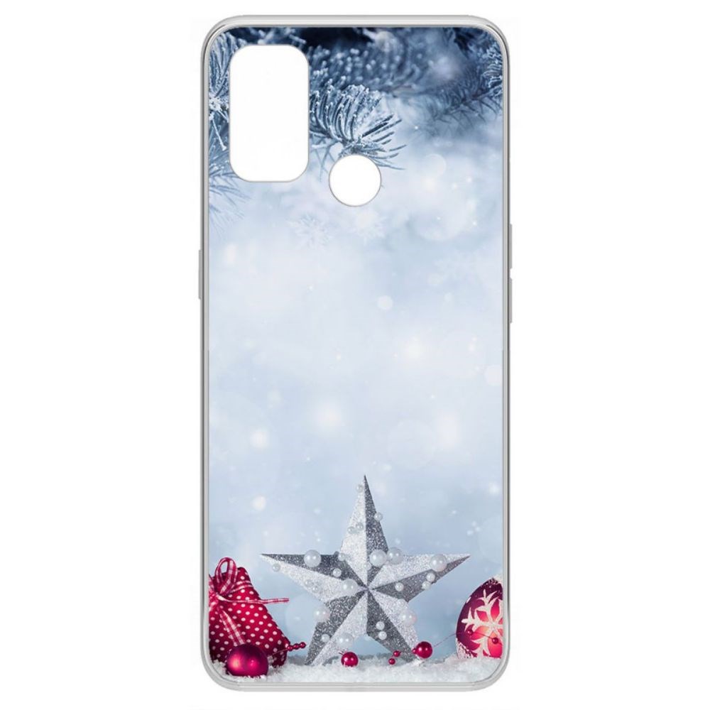 

Чехол-накладка Krutoff Clear Case Новогодняя звезда для Oppo A33 (2020)