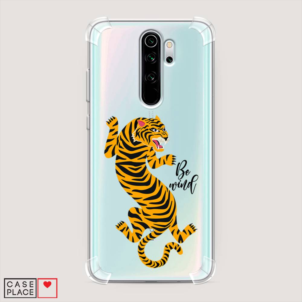 

Противоударный силиконовый чехол "Tiger be wind" на Xiaomi Redmi Note 8 Pro, Разноцветный