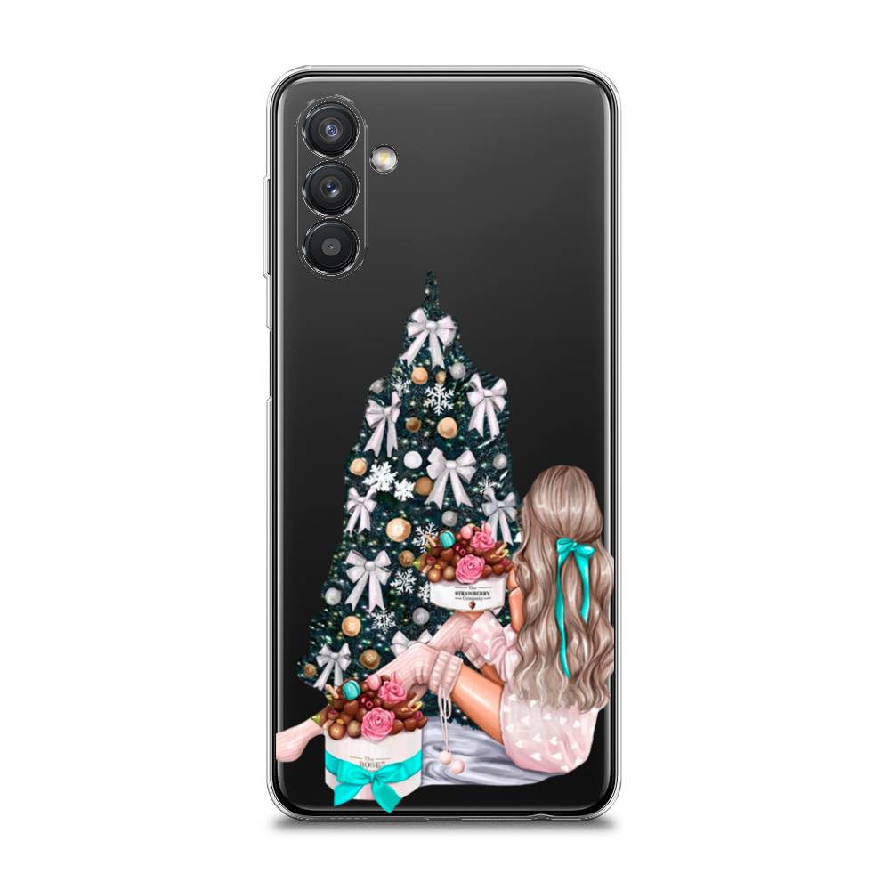 

Чехол на Samsung Galaxy A13 5G "New Year", Зеленый;бежевый;голубой, 2104150-5