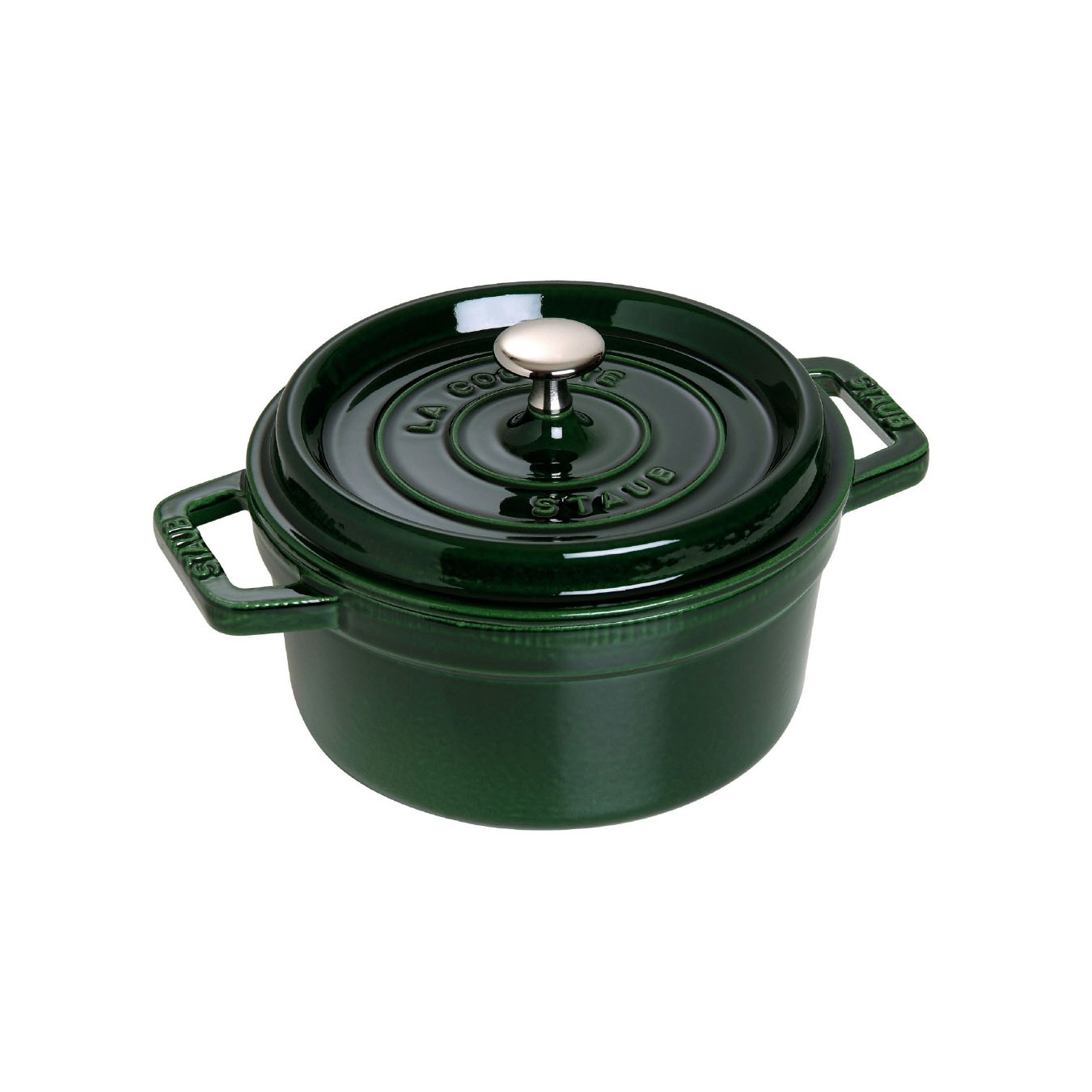 

Кокот круглый STAUB 26 см 5,2 л зеленый базилик, STAUB LA COCOTTE