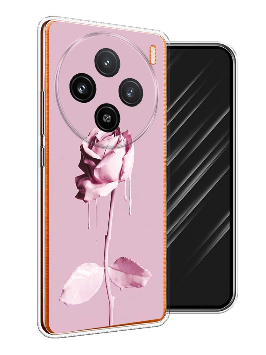 

Чехол Awog на Vivo X100 "Роза в краске", Белый;розовый, 2611750-1