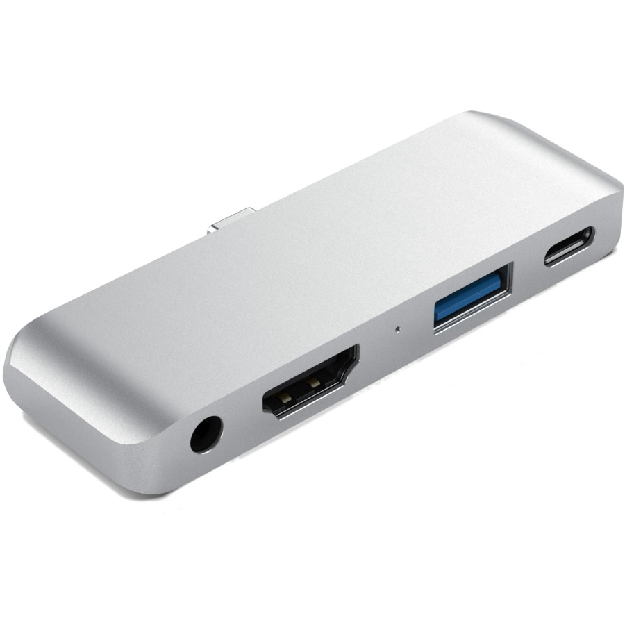 

USB-хаб Satechi Aluminum Type-C Mobile Pro Hub серебристый (ST-TCMPHS)