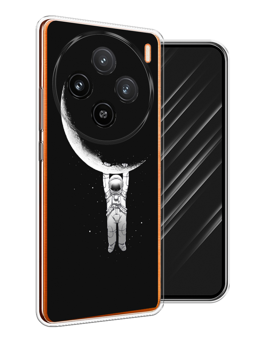 

Чехол Awog на Vivo X100 "Космонавт", Белый;черный, 2611750-1