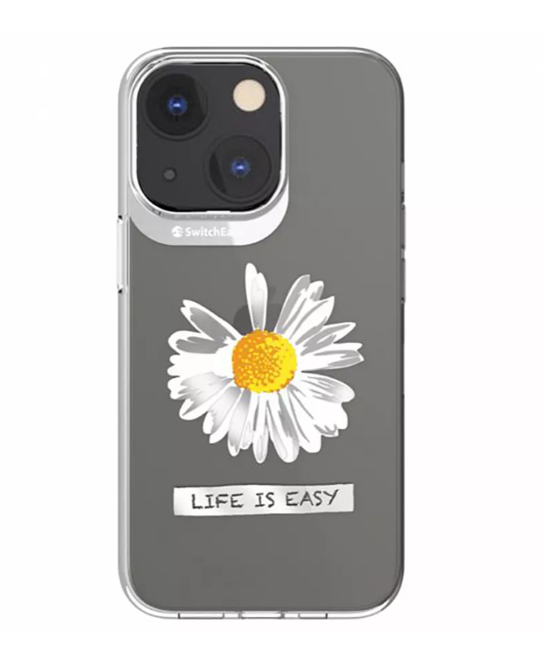 

Чехол SwitchEasy Artist Starfield для iPhone 13 Daisy (GS-103-208-208-88), Прозрачный;белый;желтый