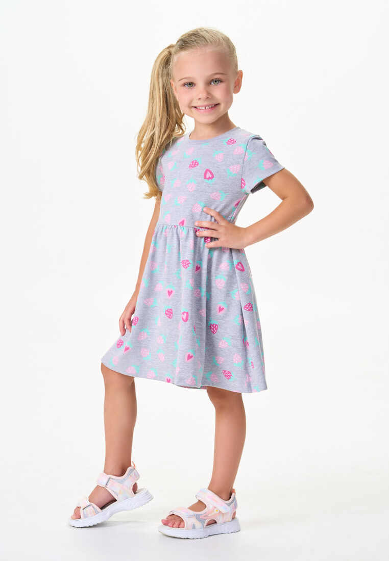 Платье детское Max&Jessi SS22C43001620 цв. светло-серый р. 92