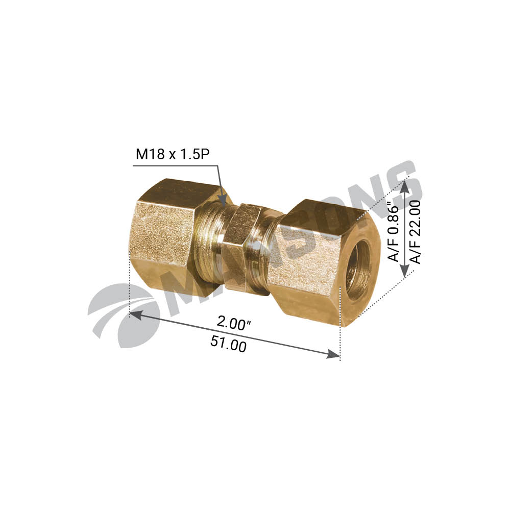 Соединитель Воздушный D12X15D12X15 Резьбовойме