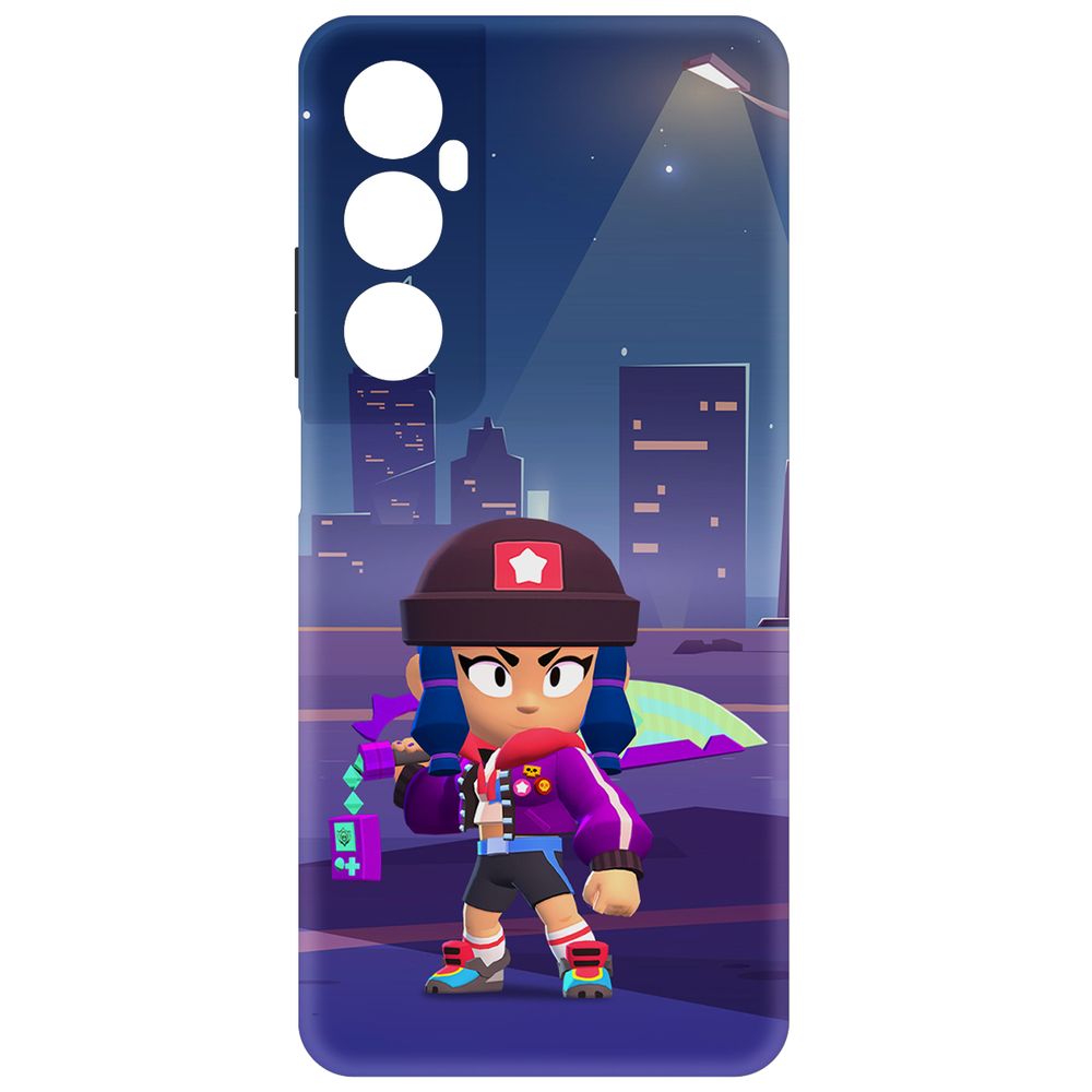

Чехол Krutoff для Realme C65 Brawl Stars - Героиня Биби